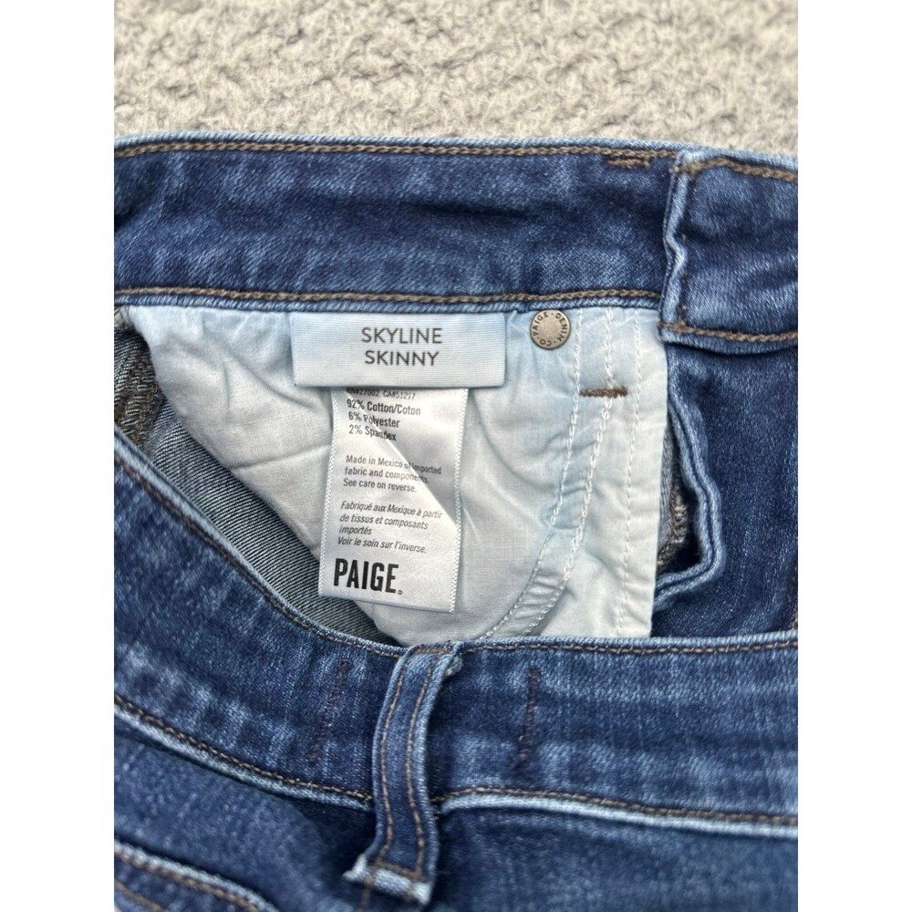 Paige Skyline Skinny Jeans Sz 27 - Picture 6 of 10